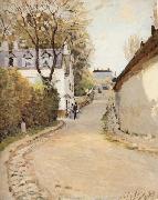 Alfred Sisley Rue de Princesse,Louveciennes Spain oil painting artist